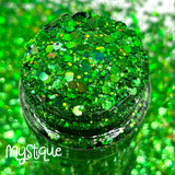 A Pinch of Grinch | Chunky Mix Holographic Glitter