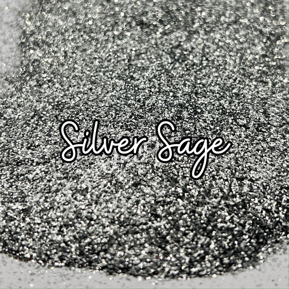 Silver Sage | Fine Metallic Glitter