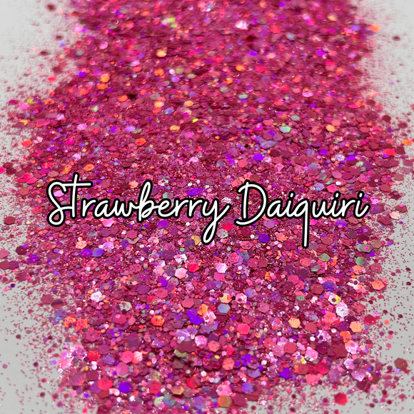 Strawberry Daiqairi | Chunky Mix Holographic Glitter