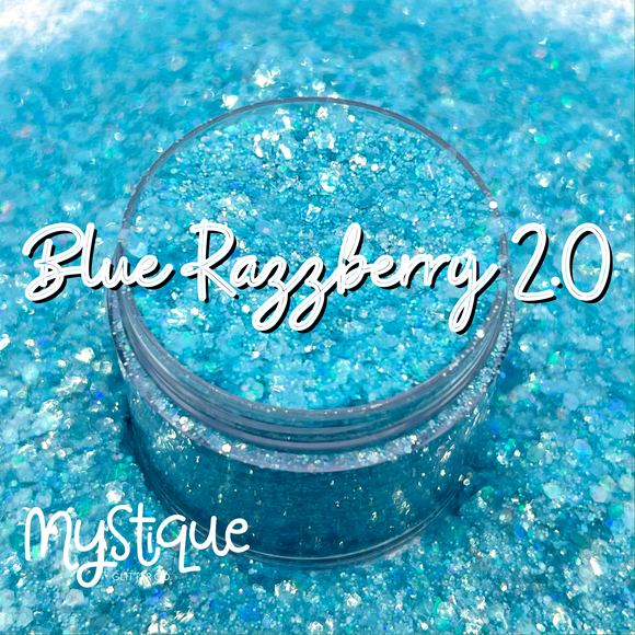 Blue Razzberry 2.0 | Chunky Mix Semi-Holographic Glitter