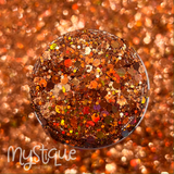Pumpkin Spice | Chunky Mix Holographic Orange Glitter
