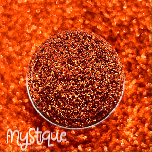 Burnt Sienna | Fine Metallic Orange Glitter