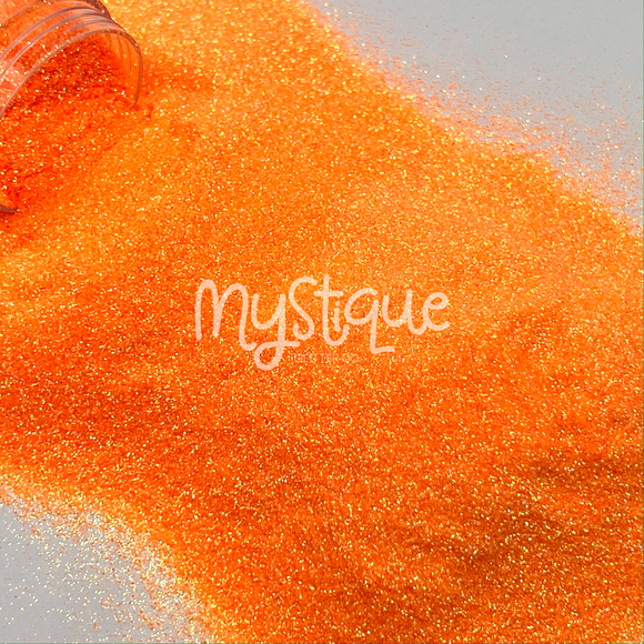 Nicole | Fine Iridescent Orange Glitter