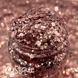 Rosé Me Please | Chunky Mix Metallic Rose Gold Glitter